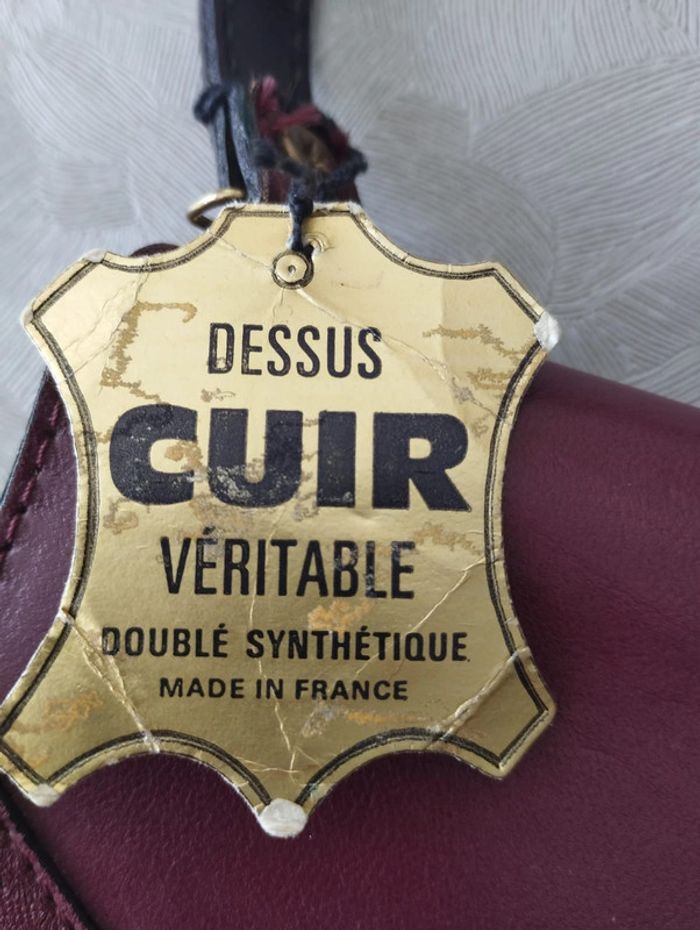 Sac à main vintage en Cuir neuf - photo numéro 7