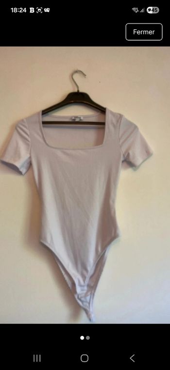 Body manches courtes