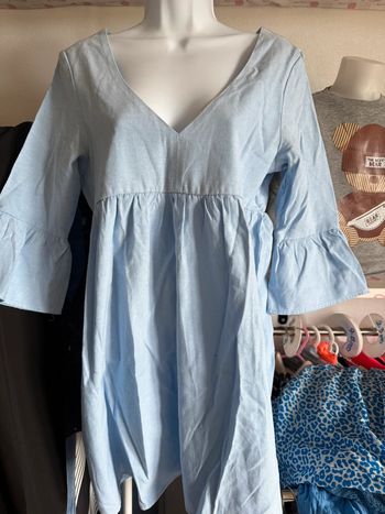 Robe|bleuciel|coupebabydoll