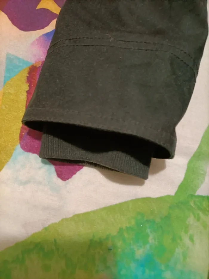 Manteau noir fourré Hollister taille M - photo numéro 6