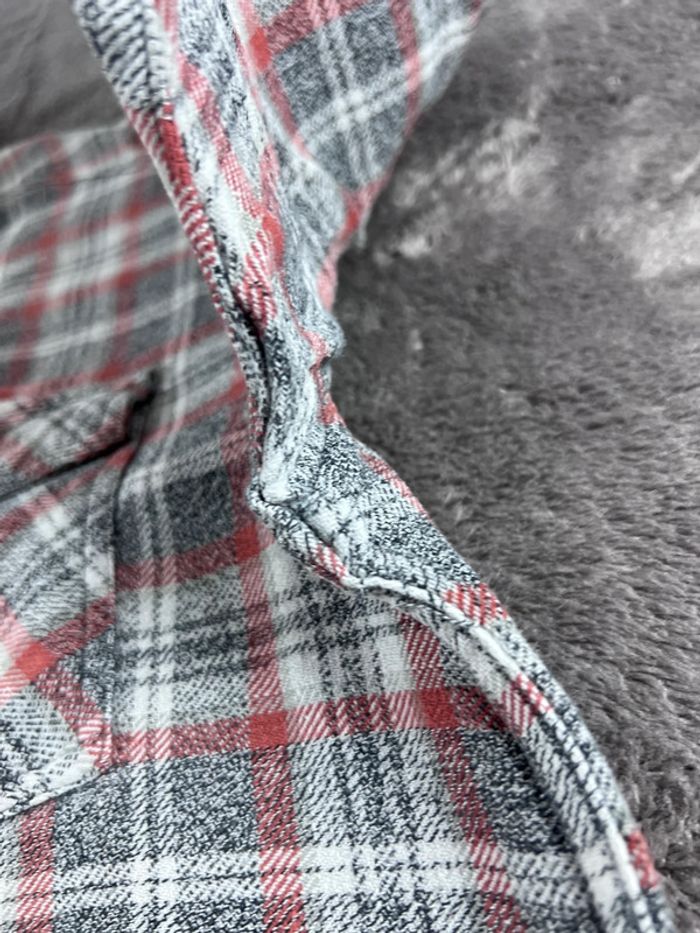 Chemise à Carreaux Rip Curl Grise et Orange Taille M - photo numéro 17