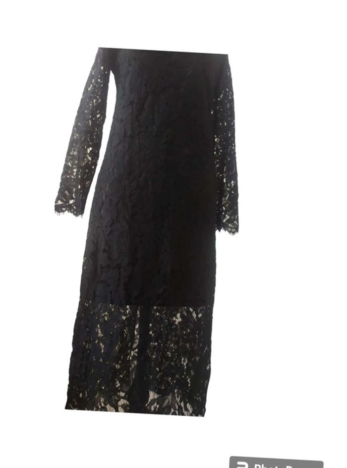 sublime robe dentelle noire - photo numéro 2