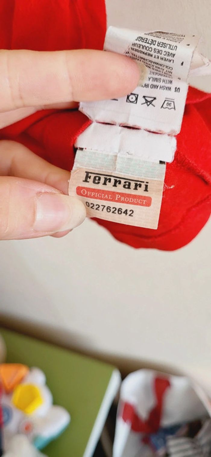 T-shirt rouge puma Ferrari rouge 9/12 mois - photo numéro 5