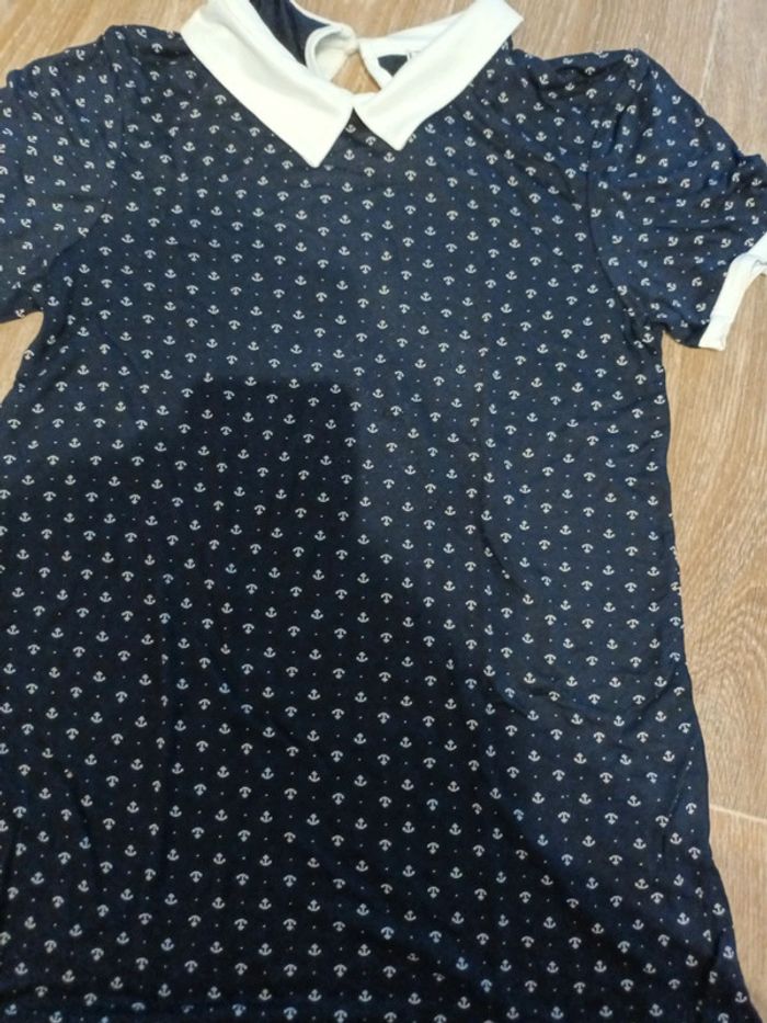 T shirt femme ancre - photo numéro 2