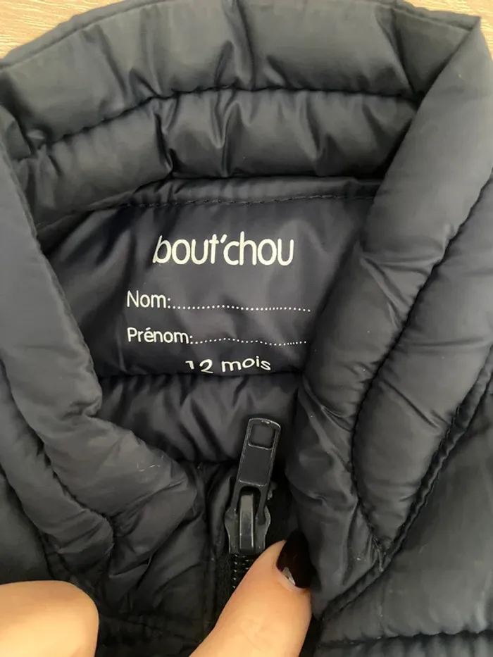 Doudoune sans manches Bout’Chou 12 mois - photo numéro 2