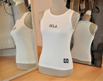 H&M débardeur blanc UCLA t.XS