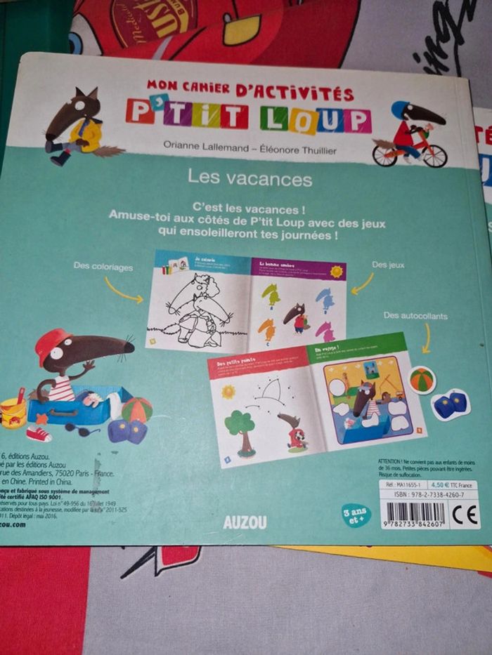 Mon cahier d activités ptit loup les vacances - photo numéro 8