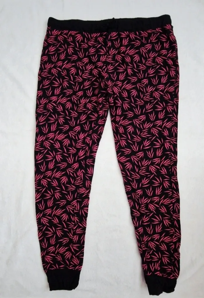 🪅 Pantalon style jogging - Noir et Rose -  Taille M/38 - 9th Avenue 🪅