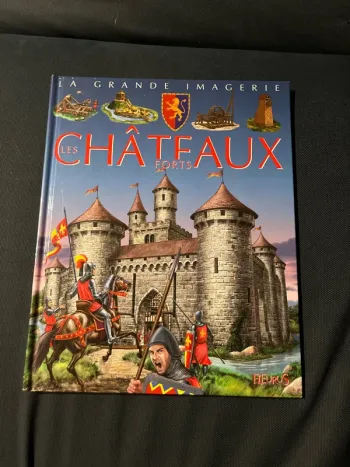 Livre pour enfants la grande imagerie fleurus les châteaux forts