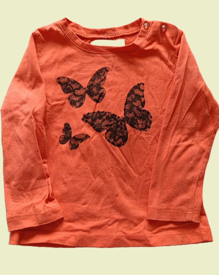 🦋 Lot 2 Pièces bébé. Tee shirt + jean 12 Mois 🦋 - photo numéro 3
