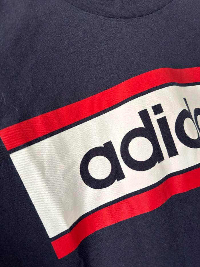 👕 TEE-shirt homme - adidas - très bon état - bleu marine- taille M - photo numéro 4
