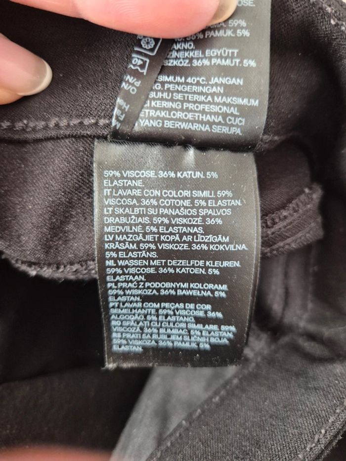 Pantalon noir doux taille 40 - photo numéro 6