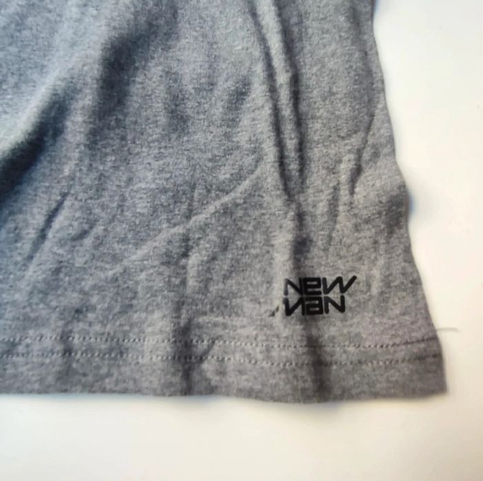 3 t-shirts gris taille S New Man 100% coton - photo numéro 3