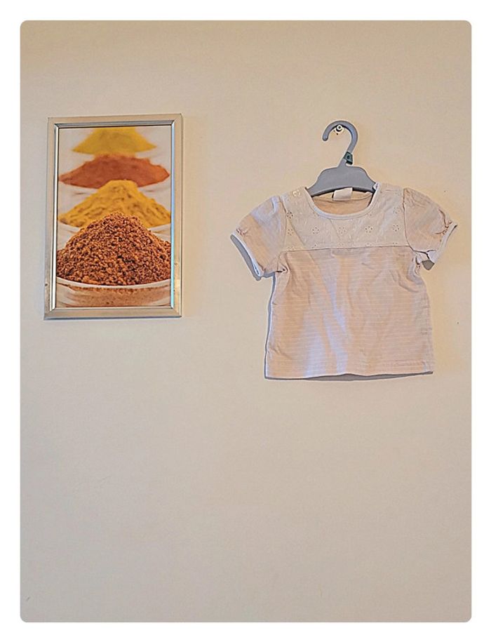 T shirt manche courte H&M 3 mois