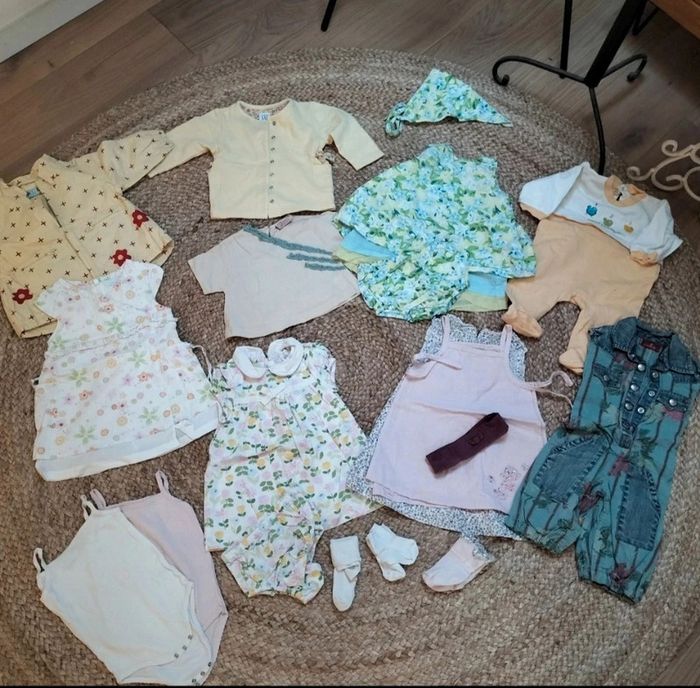 Lot été fille 18 pièces