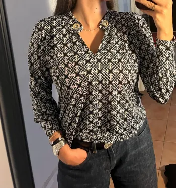 Superbe blouse parisienne Morgan - comme neuf - taille XS