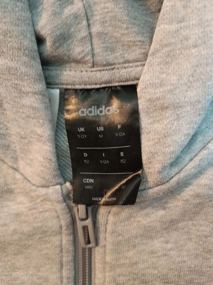 Veste à capuche Adidas 12 ans - photo numéro 2
