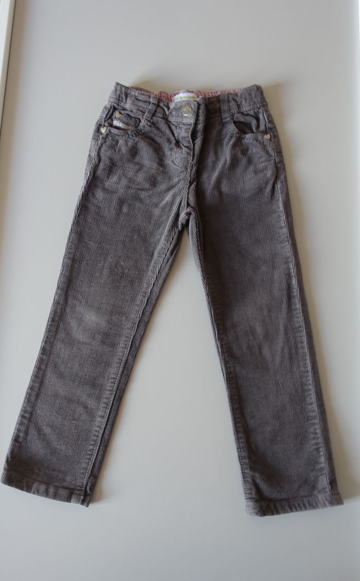 Pantalon velours fille 4 ans
