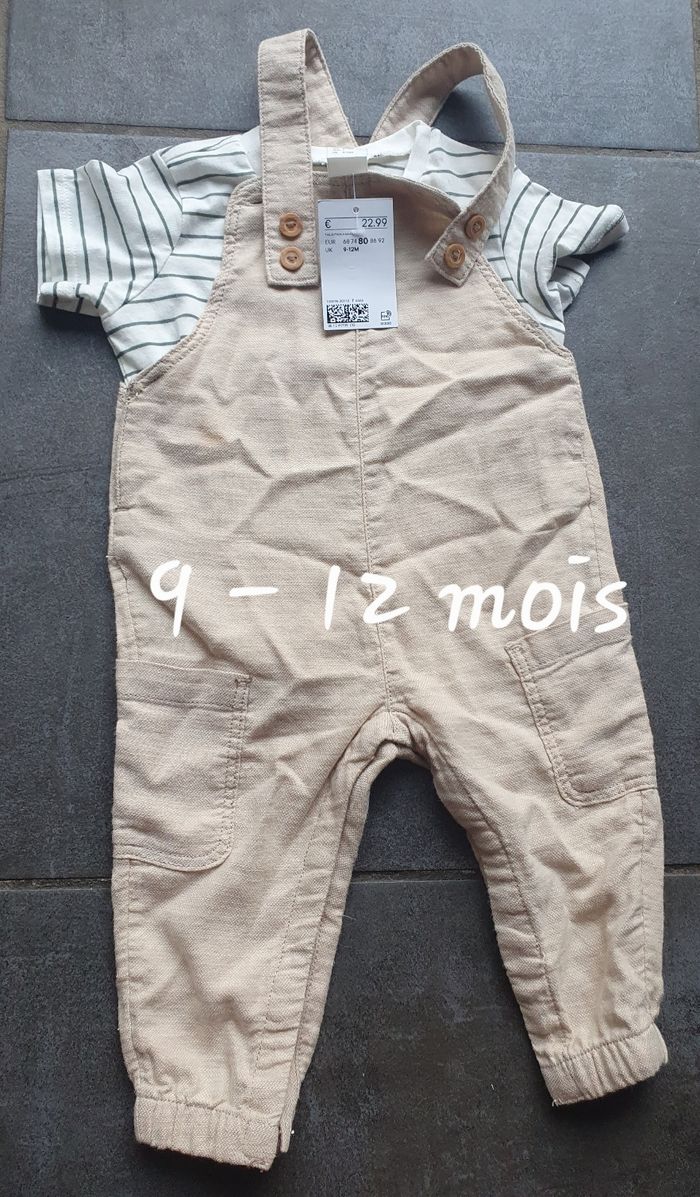 Ensemble salopette t shirt etr