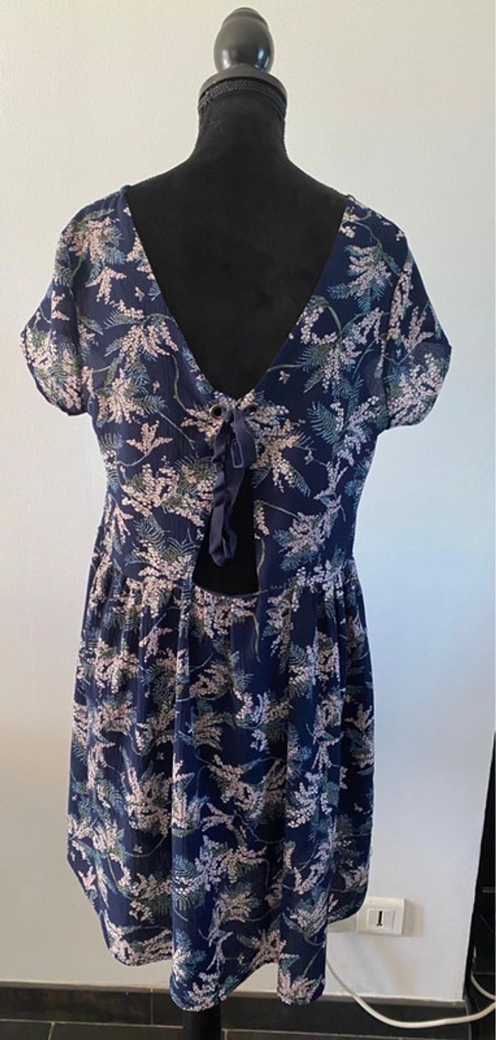 Robe d'été It Hippie bleu marine à fleurs taille S/M - photo numéro 5