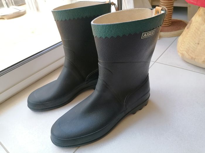Très jolies 💚 bottes 'Aigle' - photo numéro 5