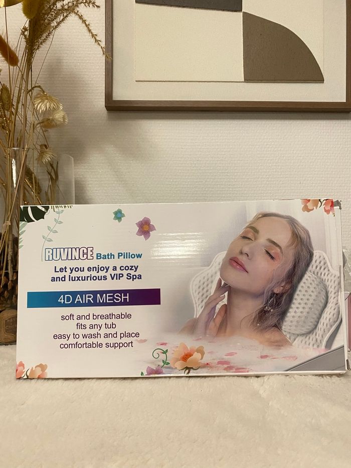 🛁 Coussin de Bain Luxe RUVINCE 4D Air Mesh Neuf - Spa à Domicile - photo numéro 2