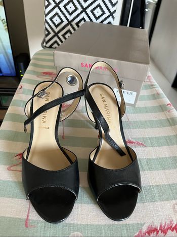 Chaussures cuir noir San marina 38
