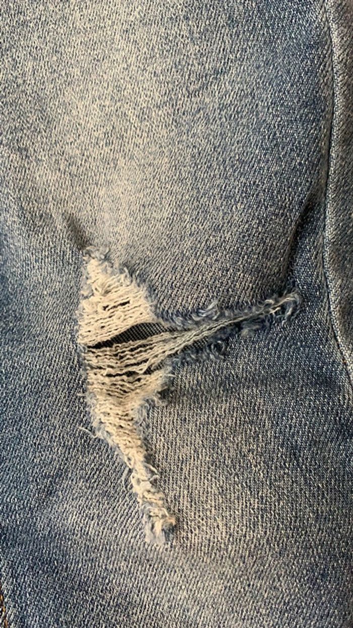 Jeans destroy fille - photo numéro 4