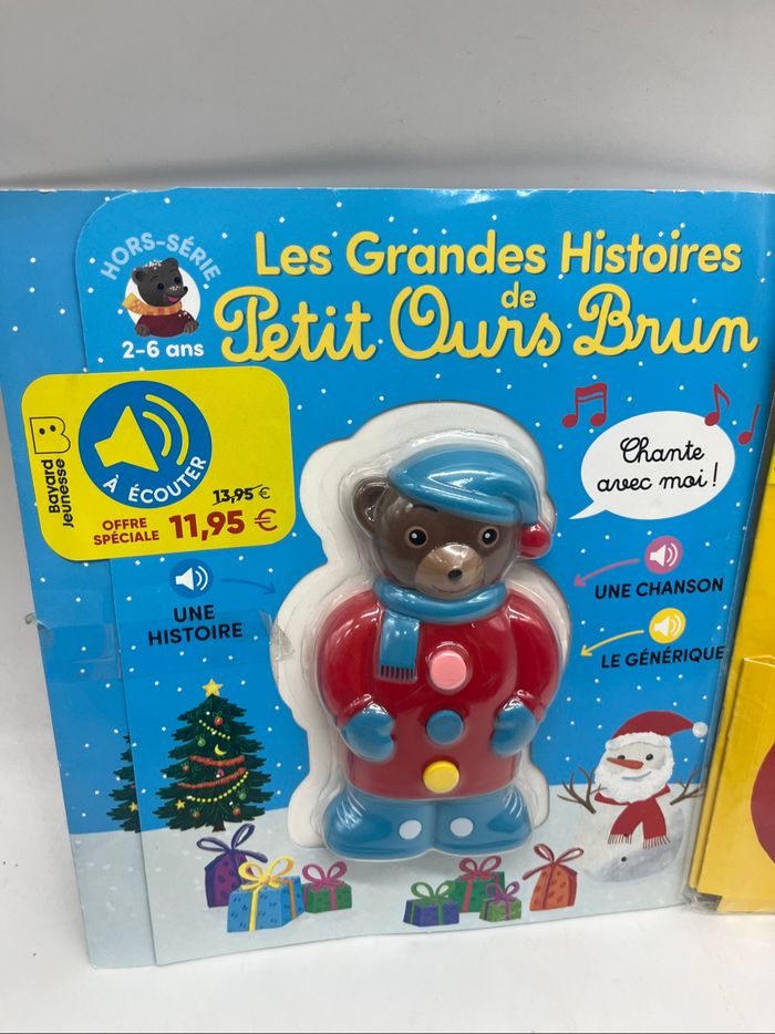 Lot  de 2 coffrets les grandes histoires de Petit Ours brun sonore et sa peluche Neuf - photo numéro 2