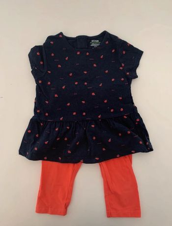 Ensemble tunique legging - 12 mois - Kiabi