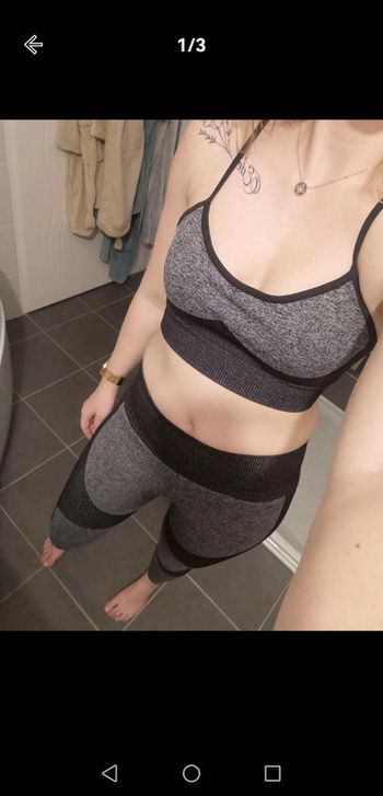 Ensemble sport legging brassière shein. Fitness. Yoga