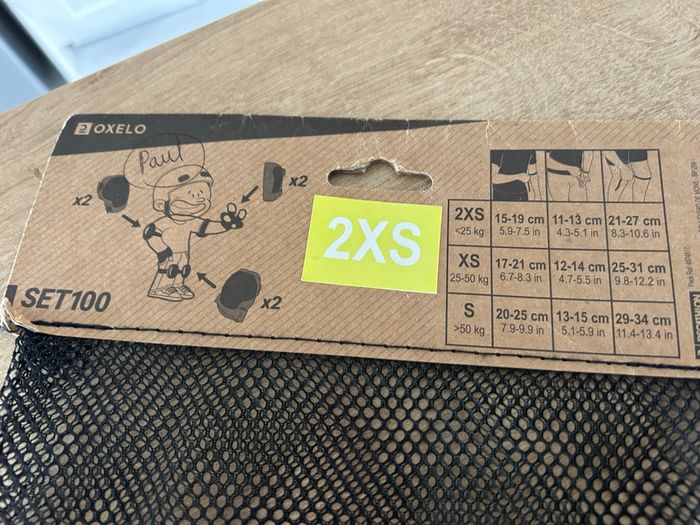 Protection genoux coudes poignets XXS - photo numéro 2