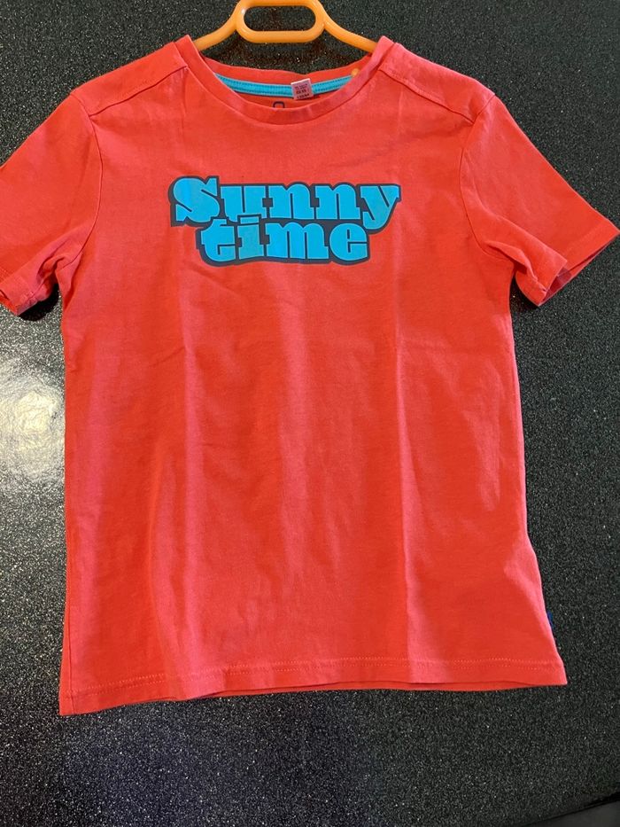 T-shirt orange Sunny garçon 8 ans okaïdi - photo numéro 5