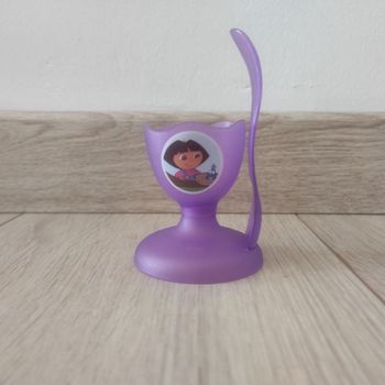 Coquetier Dora l'exploratrice violet