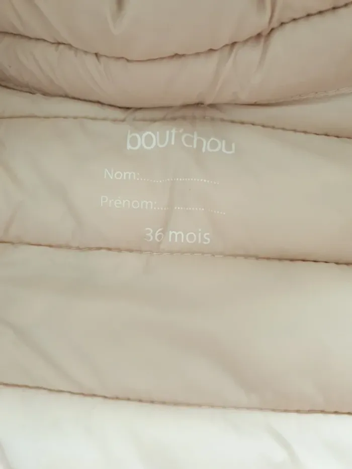 Doudoune légère rose pâle 3 ans Monoprix - photo numéro 3