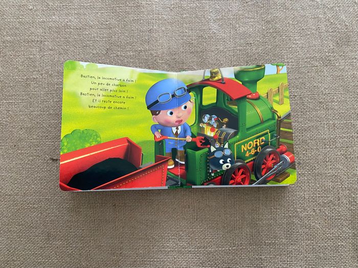 Livre Le train de Bastien P'tit Garçon Fleurus - photo numéro 4