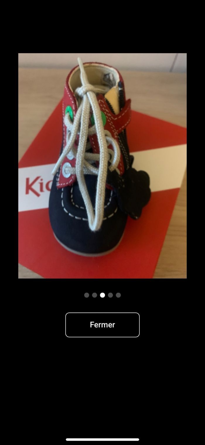 Chaussures bébé kickers - photo numéro 3