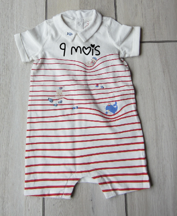 Combinaison 9 mois "sergent Major"