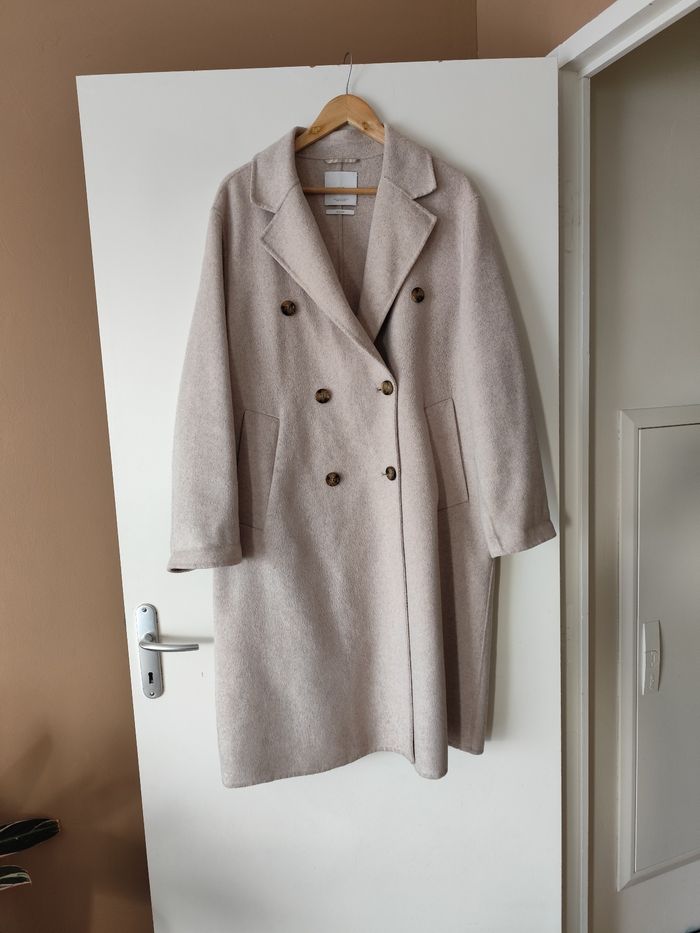 Manteau oversize laine fait main - photo numéro 2