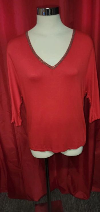 Haut manches longues rouge promod 36