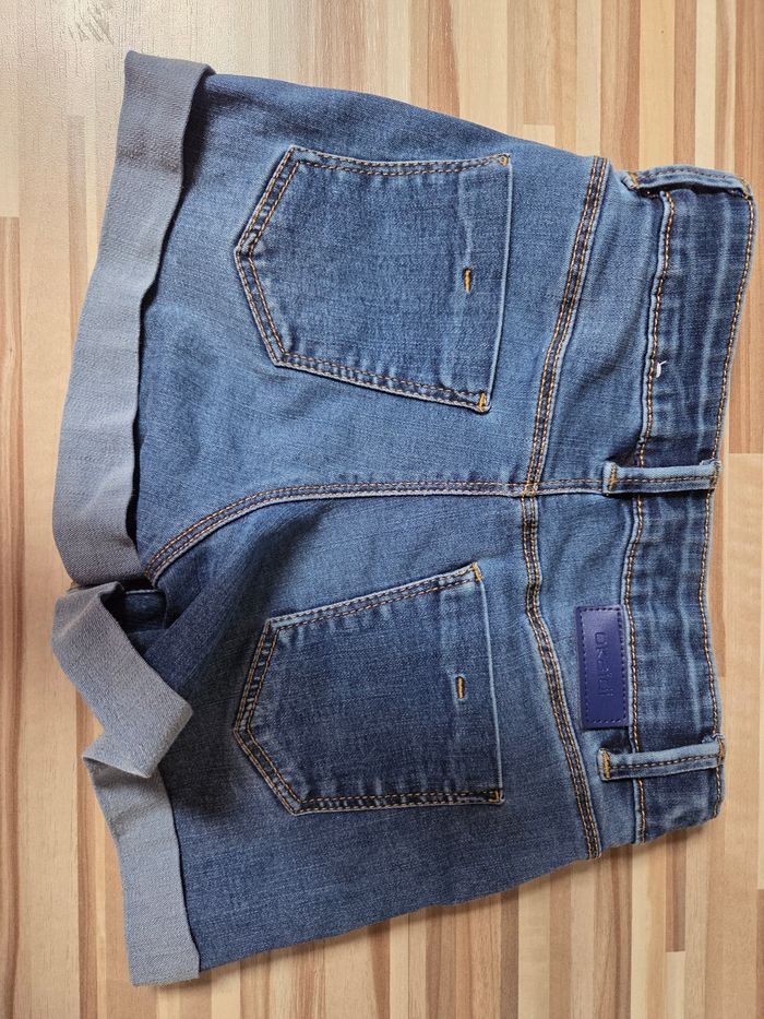 Short en jean fille 8 ans okaidi - photo numéro 2
