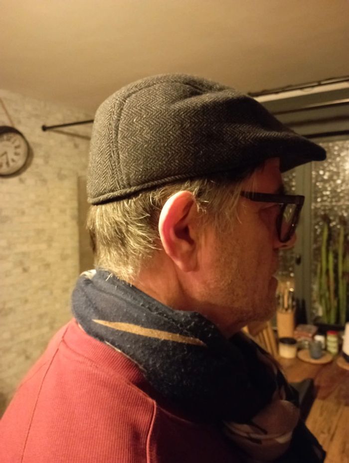 Casquette homme chevrons gris - photo numéro 2