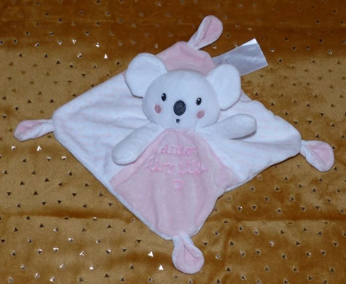 Doudou plat koala/ours Mots d'enfants édition limité tbe