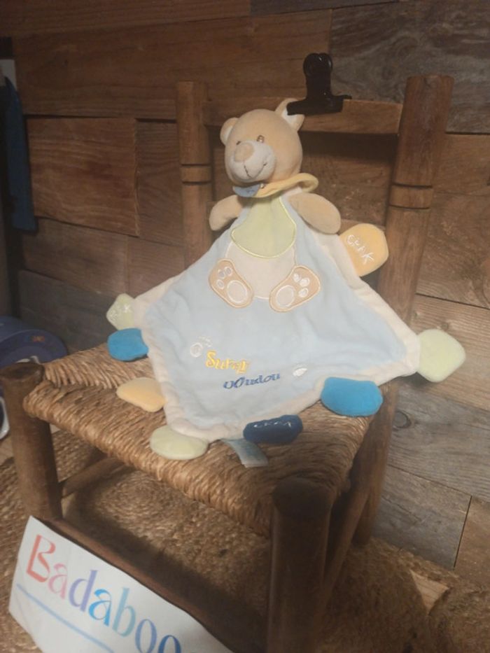 Doudou ours super doudou baby nat tbe - photo numéro 2
