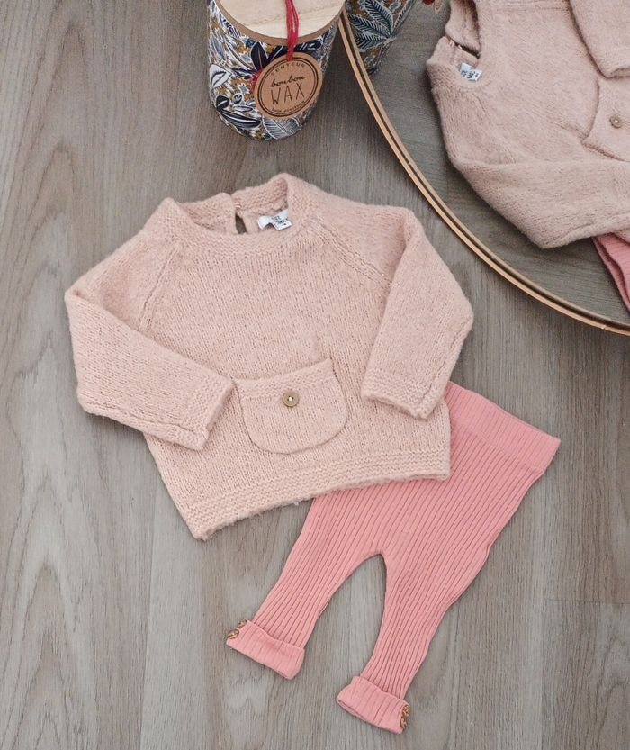 Ensemble fille pull/legging 3 mois