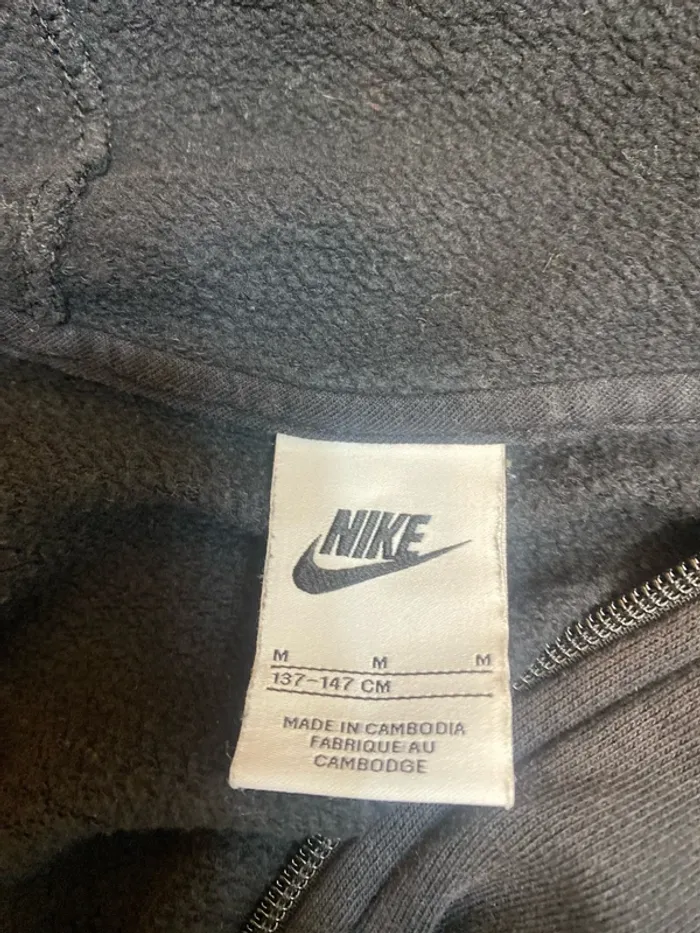 Veste noire Nike 10 ans - n8m - photo numéro 4