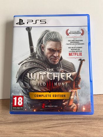 Jeu ps5 the witcher wild Hunt