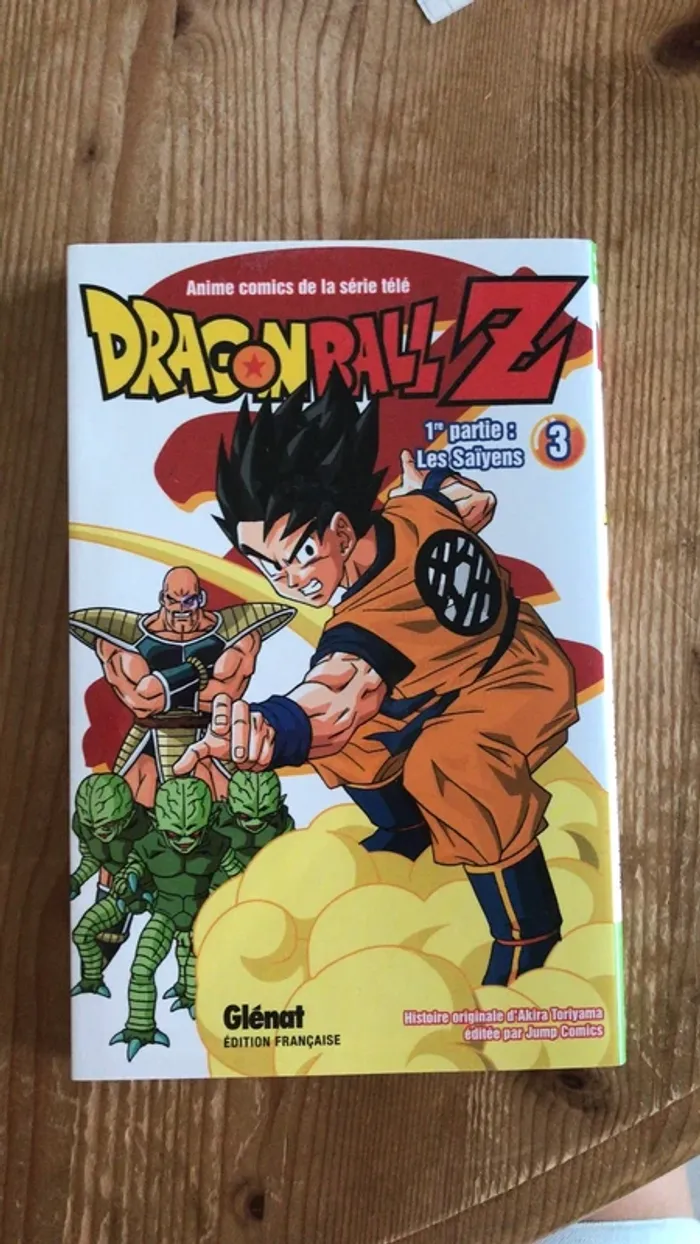 Dragonball z 1 ère partie tome 3 les saïyens