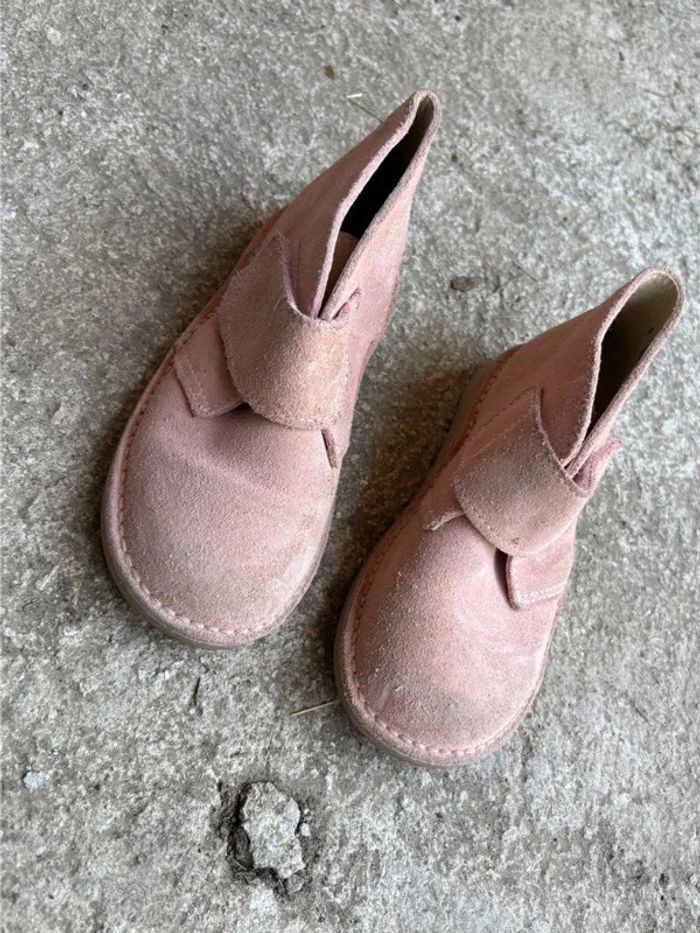 Chaussures bottines fille en cuir - photo numéro 2