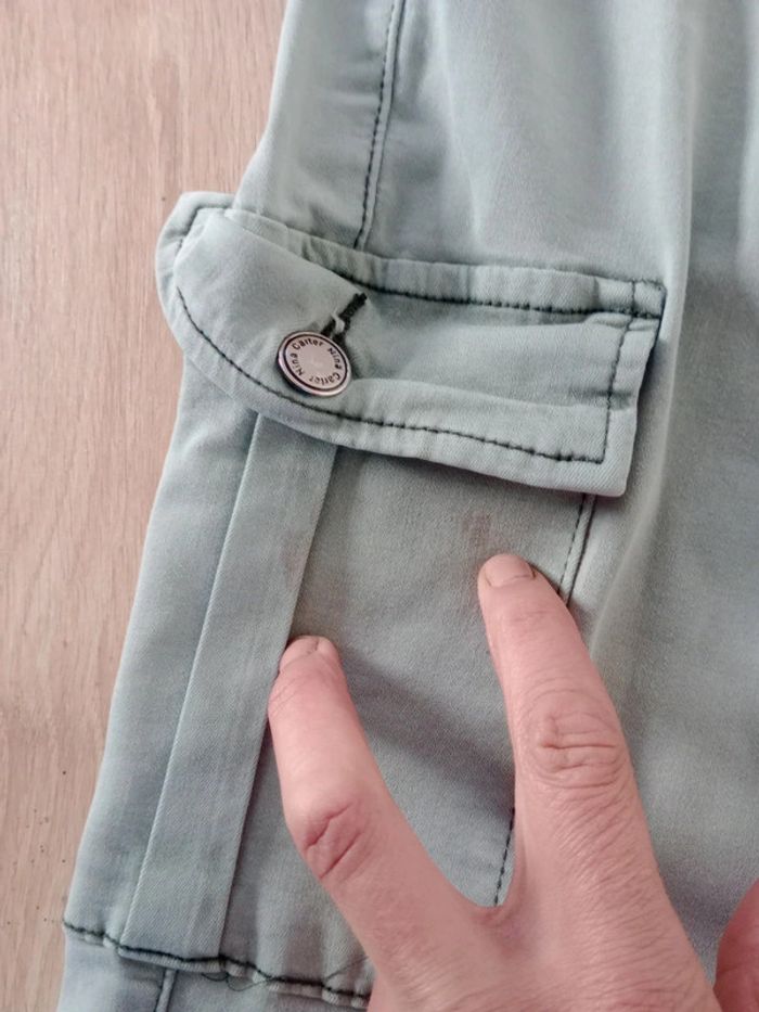 Pantalon femme 36 Street urban vert-de-gris c84 - photo numéro 15